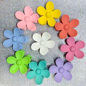 Large Flower Claw Clips - Cute Hair Accessories - Claw Clip