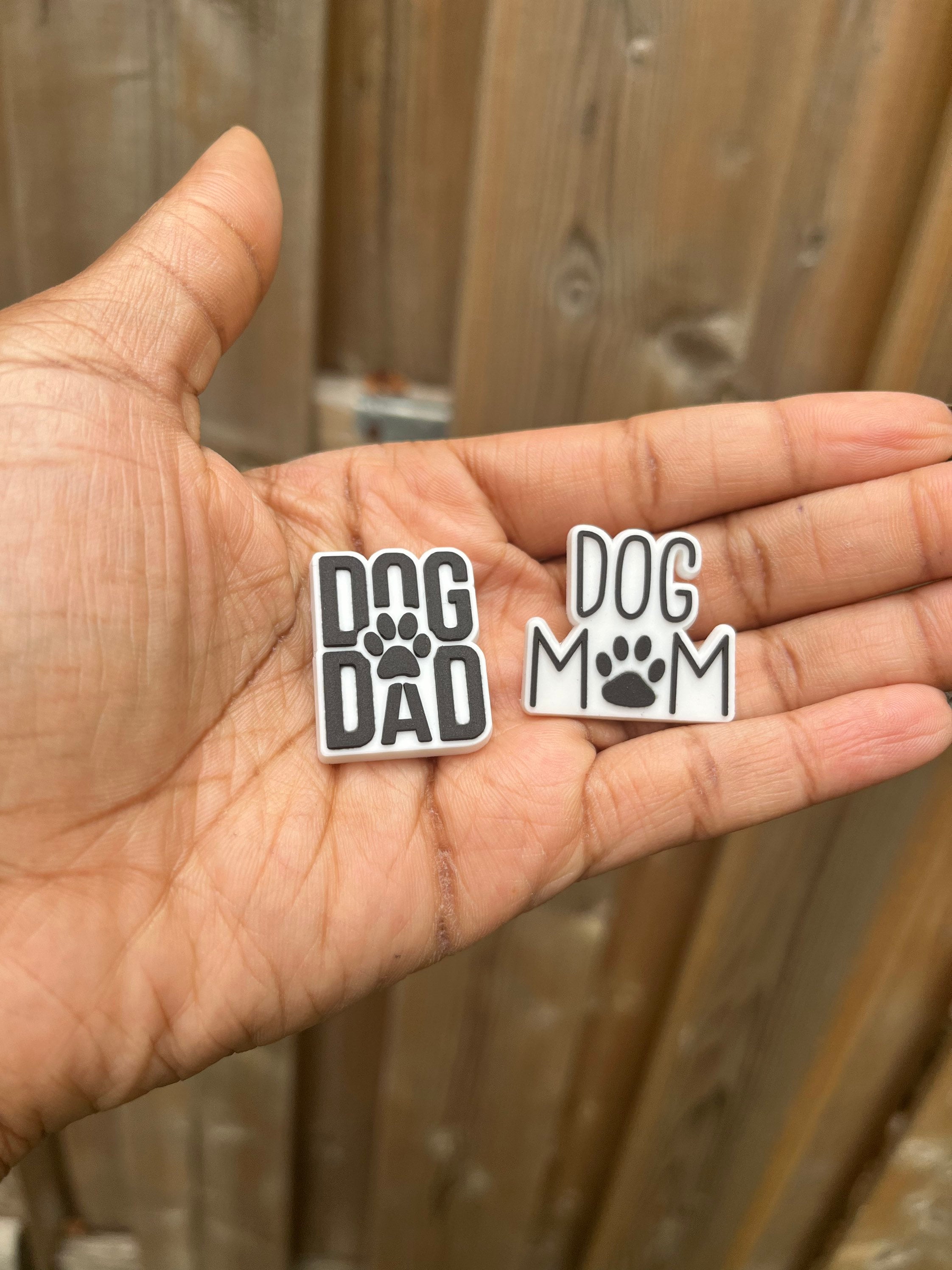 Dog Mom and Dog Dad Shoe Charms for Your Crocs, Dog Lover Trending