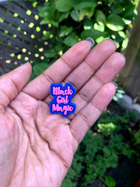 Black Girl Magic Croc Clog Charms 