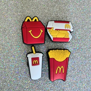 Fast Food Chain Clog Shoe Charms