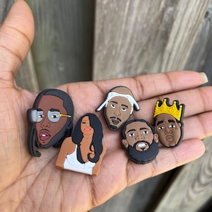 Hip Hop R&B Legend Clog Shoe Charms