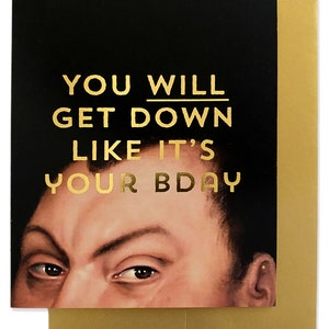 GET DOWN - Gold Foil