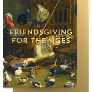 FRIENDSGIVING Greeting Card - Gold Foil