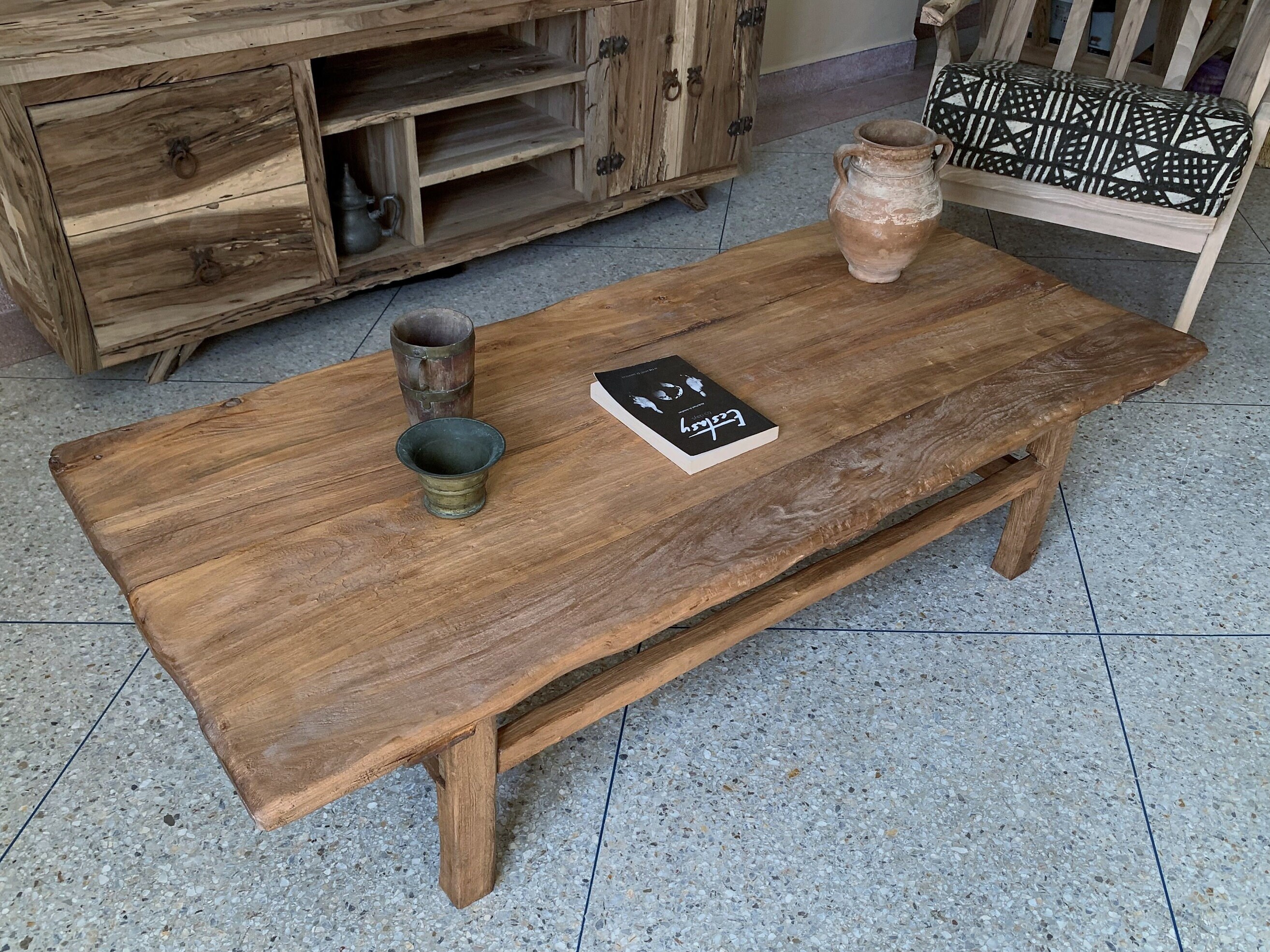 Rustic Low Coffee Table Live Edge Table Low Dining and Etsy UK
