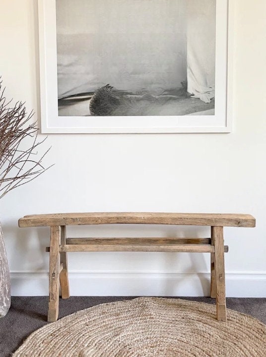 Narrow Hallway Bench Etsy