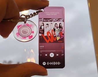 Waterproof Kpop Female Group/ Solo Music Keychain & Personalized Keychain ~ Gift for Her or Him ~ Couple Gift ~ Anniversary Gifts