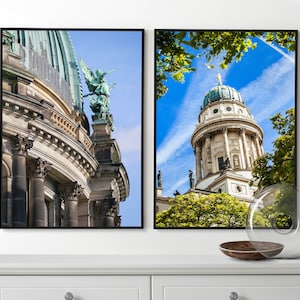 Berlin Set of 2 Posters, Germany Wall Art, Berlin Prints, Berlin Photography