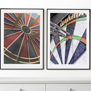 Darts Set of 2 Posters, Darts Wall Art, Darts Prints, Darts Gifts, Framed Wall Art, Darts Wall Decor