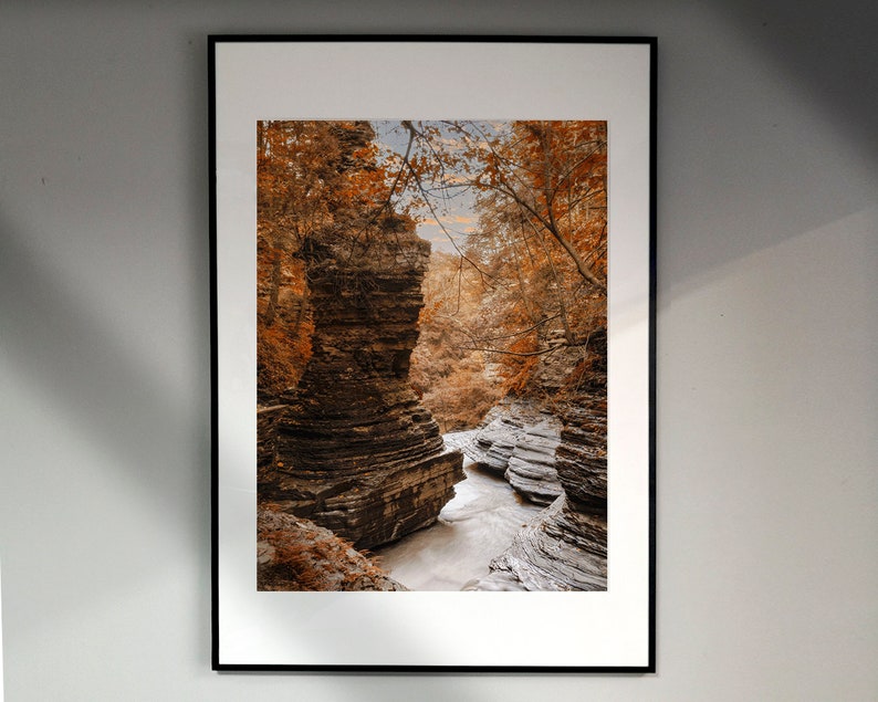 Autumn Nature Set of 3 Posters, Autumn Forest Prints, Framed Wall Art ...