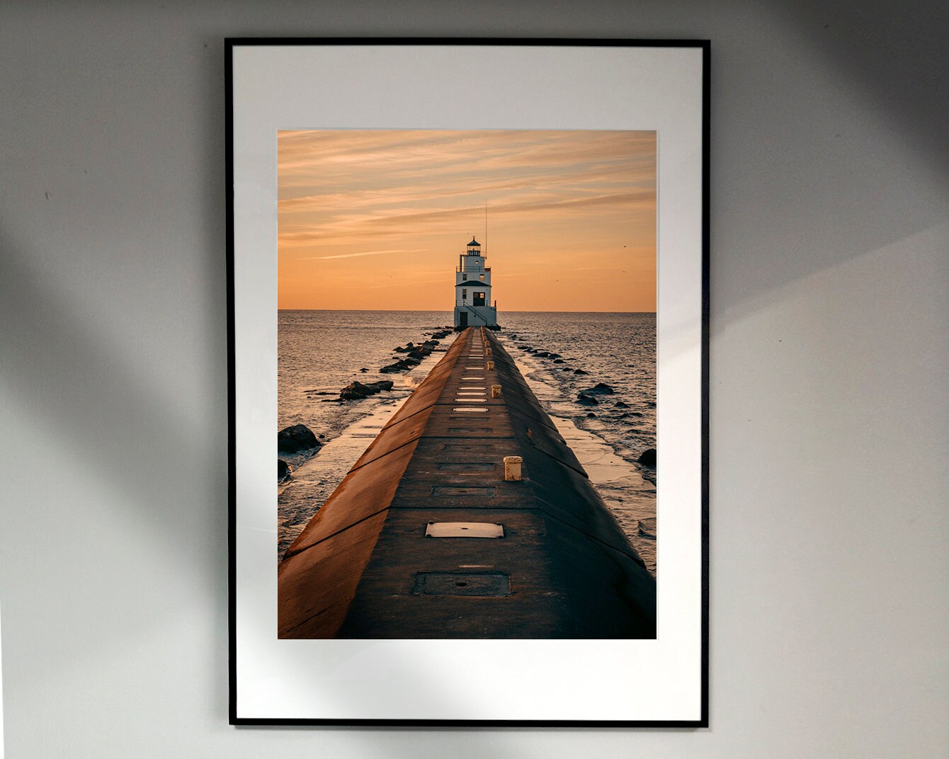 Sea Sunset Wall Art, Sunset Set of 3 Posters, Sea Prints, Framed Wall ...