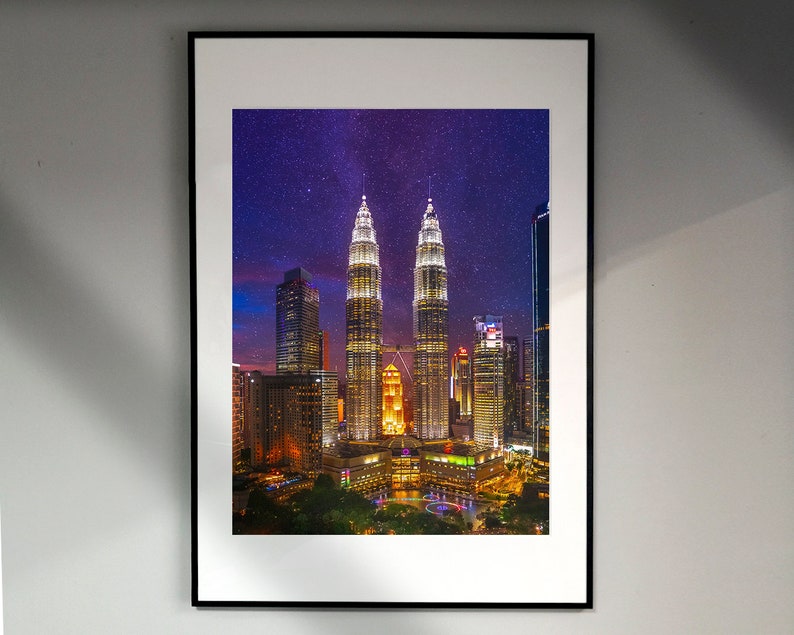 Kuala Lumpur Wall Art, Malaysia Set of 3 Posters, Malaysia Wall Art
