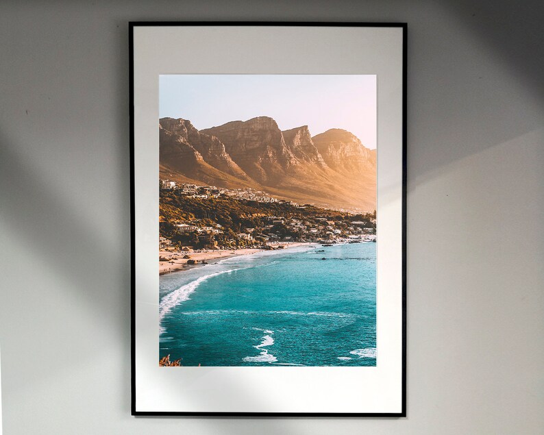 Cape Town Set of 3 Posters Cape Town Wall Art Cape Town Etsy