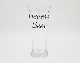 Personalised Beer Glass: Father's Day Gift
