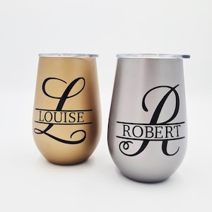 Personalised Monogram Insulated Coffee Mug