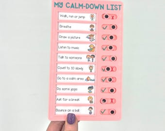 My Chores Checklist Customised Chore Chart - PINK