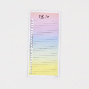THE List: To Do List Notepad