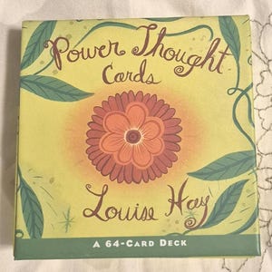 Power Thought Cards by Louise Hay (Like New, Second-Hand)
