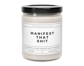 Manifestation Candle, Manifest A Miracle Candle, Light Me When Candle, Manifest Candle, Law Of Attraction Candle, Create Your Own Reality
