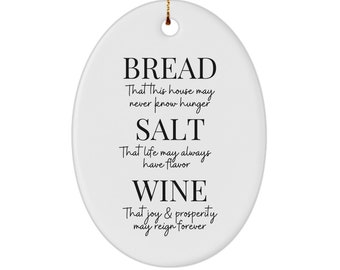 Bread Salt Wine Blessing, Housewarming Gift For New Home, Housewarming Gifts For Friends, Housewarming Gift Ideas, New Home Blessing