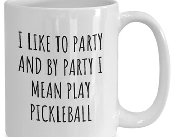 Pickleball Mug, Funny Pickleball Gifts, Pickleball Gifts, Pickleball Gifts For Dad, Pickleball Gifts For Mom, Pickleball Gag Gifts