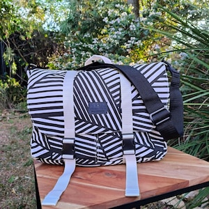 Handmade Messenger Bag | Zebra Messenger Bag | Canvas Messenger Bag |Unisex Messenger Bag