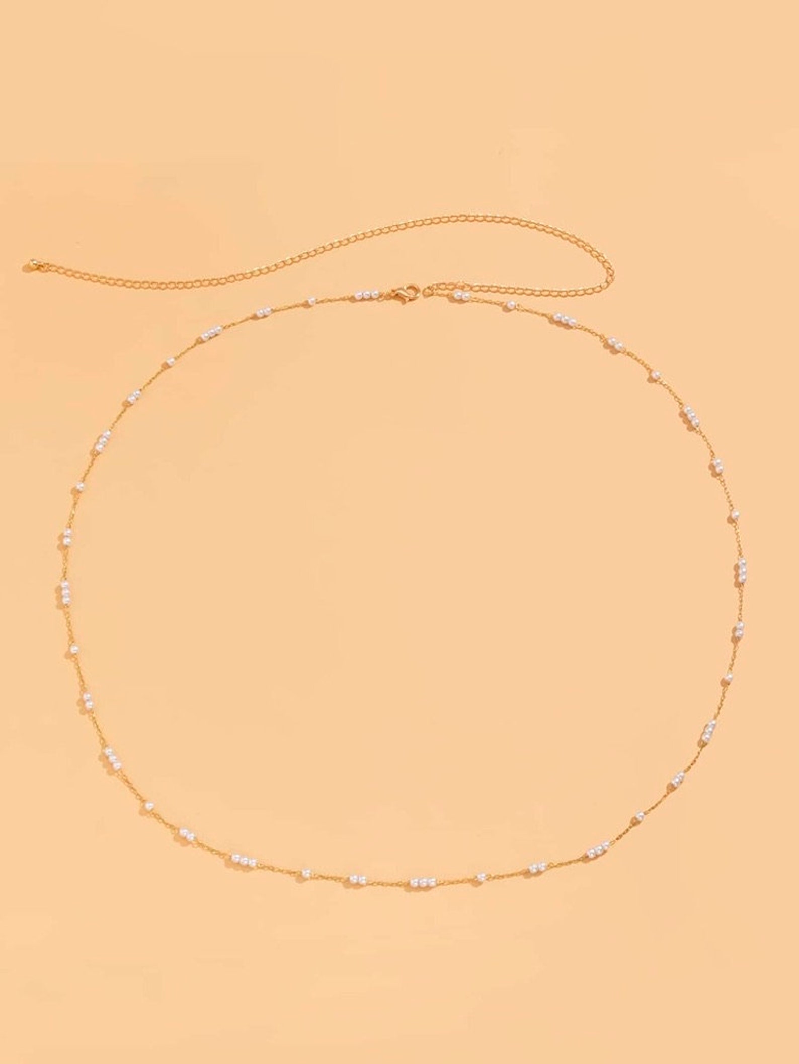 Pearl Waist Chain Gold Belly Chain Body Jewellery Pearl Etsy