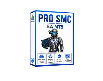 Pro SMC MT5 EA / Herramienta Smart Money Concepts / Asesor Experto MetaTrader 5 / Descarga de software de trading automatizado