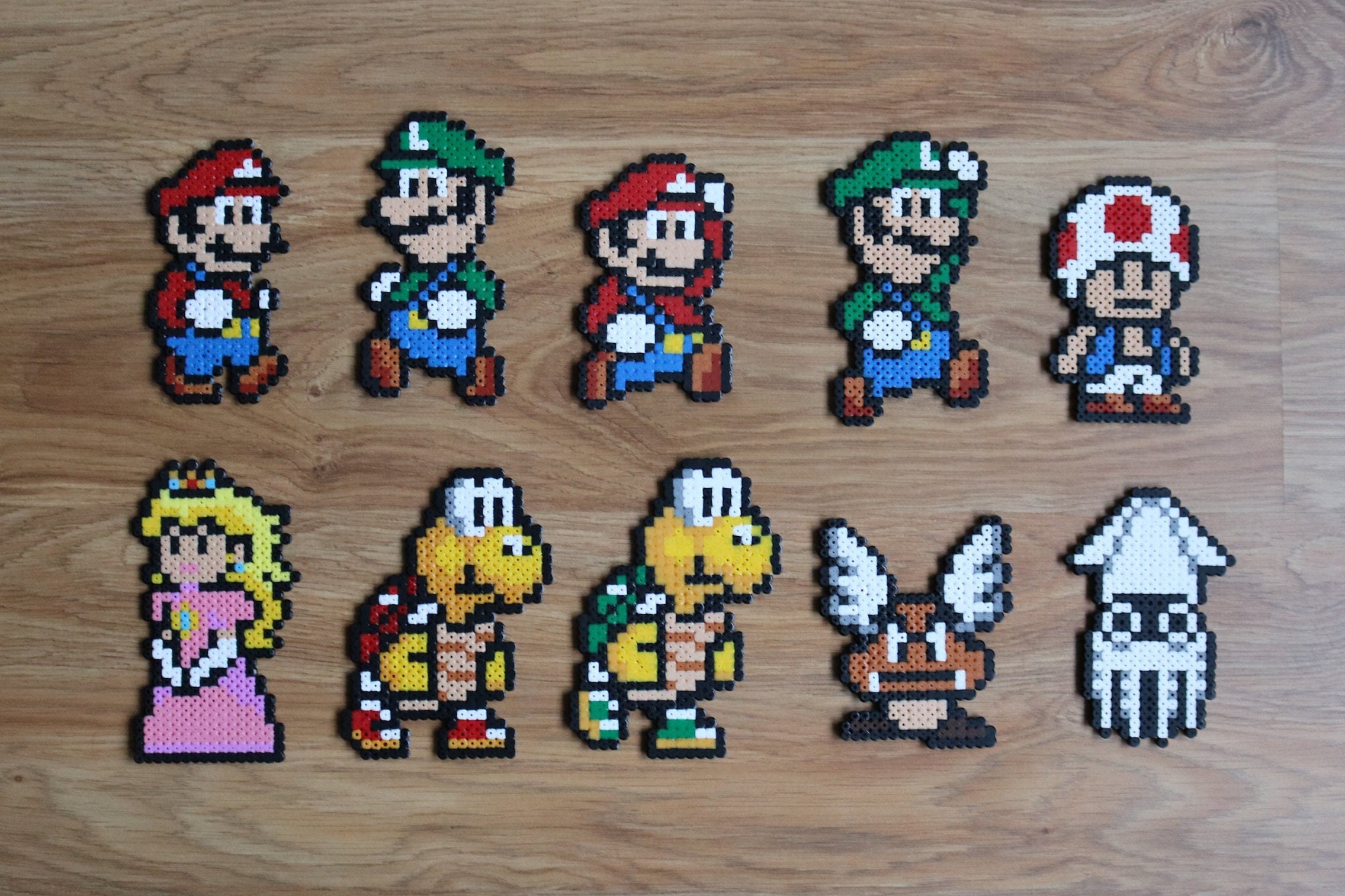 Mario And Luigi Characters Perler Beads Hama Beads Strijkkralen Etsy UK mario-and-luigi-characters-perler-beads-hama-beads-strijkkralen-etsy-uk