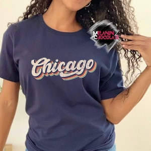 Chicago Shirt, Retro Chicago Shirt, Chicago City Shirt, Vintage Chicago TShirt, Chicago Souvenir, Chicago Gift, Cute Chicago Tee