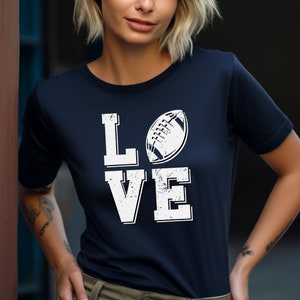 Football Shirt, Football Mom Shirt, I Love Football Shirt, Football Dad Shirt, Football Mom Gift, Football Tee, Gift for Football Team Mom