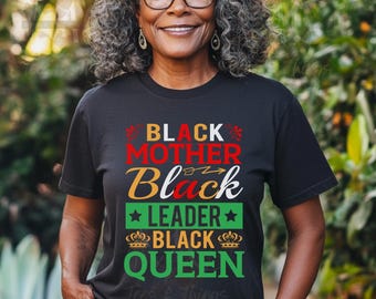 Black Queen Shirt, Black Mom, Black Mom Life, Black Mom Shirt, Black Mother Shirt, Gift for Black Mom, Mother's Day Shirt, Black Owned Shops