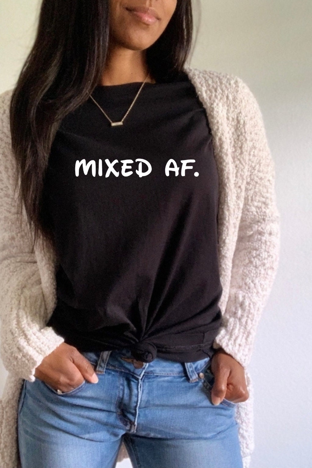 Mixed Girl Shirt Mixed AF Shirt Mixed Chic T Shirt Cute Brown Skin Girl Shirt Proud Mixed Queen Shirt Melanin and Proud Shirt Latina Tee