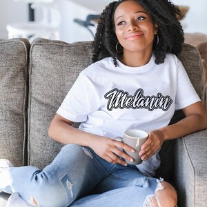 Melanin Shirt, Black Woman Shirt, Black Queen Shirt, African American Woman Gift, Melanin Poppin Shirt
