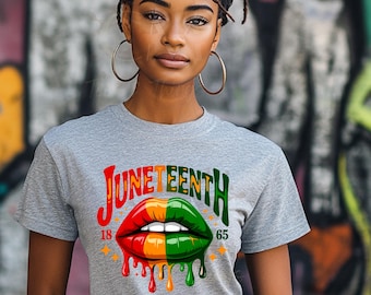 Juneteenth T-Shirt, Schwarzes Geschichts-Shirt, 1865 Hemden, Black Lives Matter, Geschäfte in schwarzem Besitz, Melanin-Kleidung, afroamerikanische Kultur
