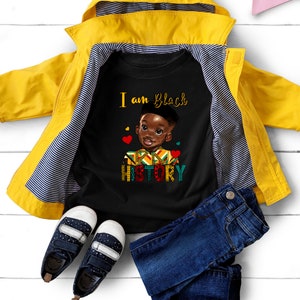 Black Boy Shirt, I Am Black History Shirt, Youth Black History Shirt For Boys, Black Lives Matter Shirt