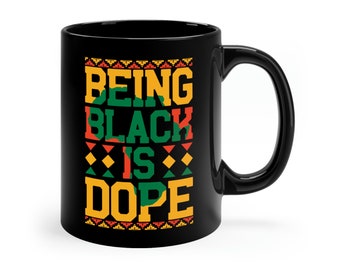Black History Coffee Mug: African American Pride Gift, 11oz