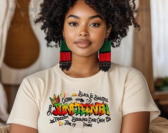 Juneteenth T-Shirt, Schwarzes Geschichts-Shirt, 1865 Hemden, Black Lives Matter, Geschäfte in schwarzem Besitz, Melanin-Kleidung, afroamerikanische Kultur