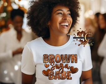 Svart kvinnaskjorta, melaninskjorta, svartägd butik, brunt sockerskjorta, babeskjorta, afroamerikansk kvinnaskjorta, present till henne