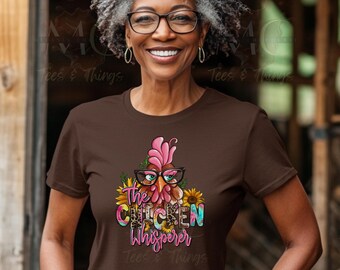 Huhn Shirt, Huhn Mama Shirt, Huhn Shirt Geschenk für Huhn Liebhaber Whisperer Tee, Huhn Mama Shirt, Muttertag, verrücktes Huhn Mama