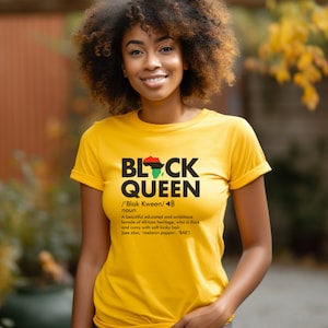 Black Queen Shirt, Black Girl Magic, Black Women Empowerment, Black Woman Shirt, Afro Woman, African American, Black Girl Shirt, Black Owned