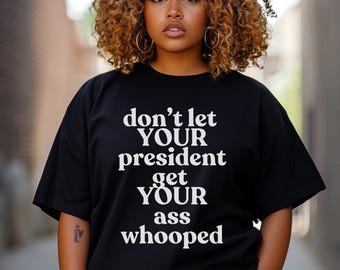 Black History Month-shirt, anti-Trump-shirt, Black Lives Matter-shirt, antiracismeshirt, plus-size shirt, zwarte eigen winkels