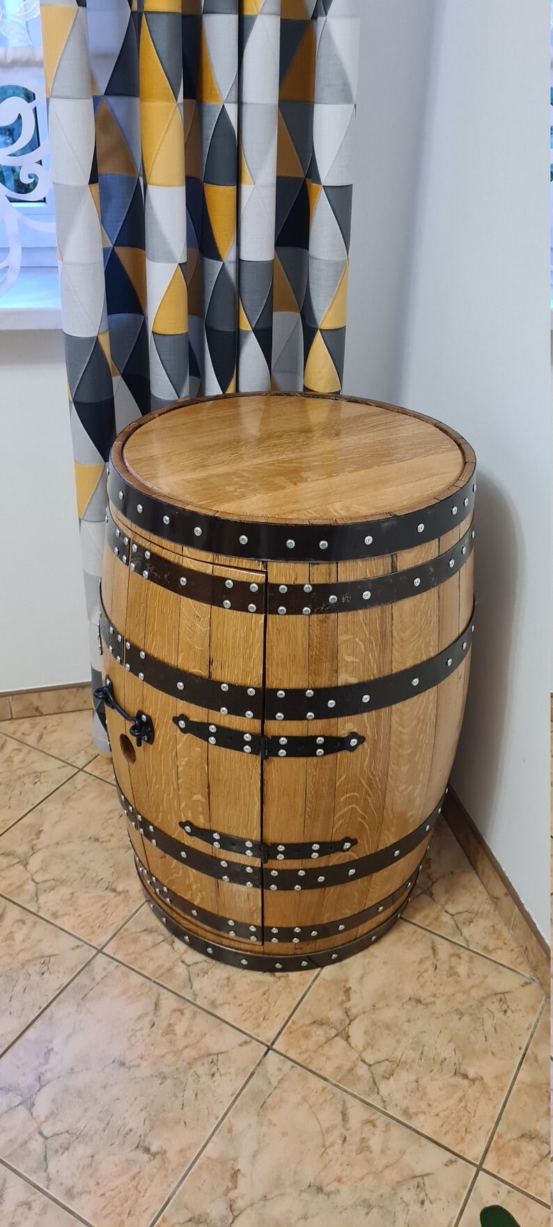 Oak Barrel Drinks _whisky Oak Barrel Bar _handmade Etsy