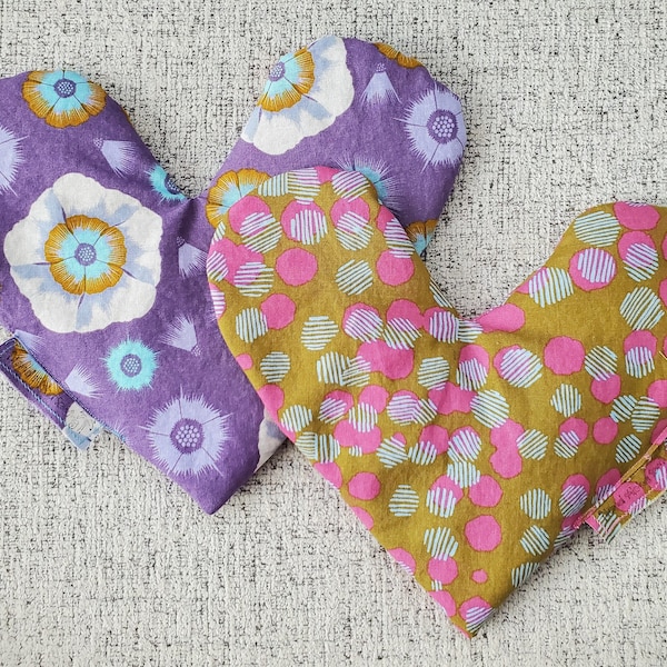 Organic Weighted Heart Eye Pillow