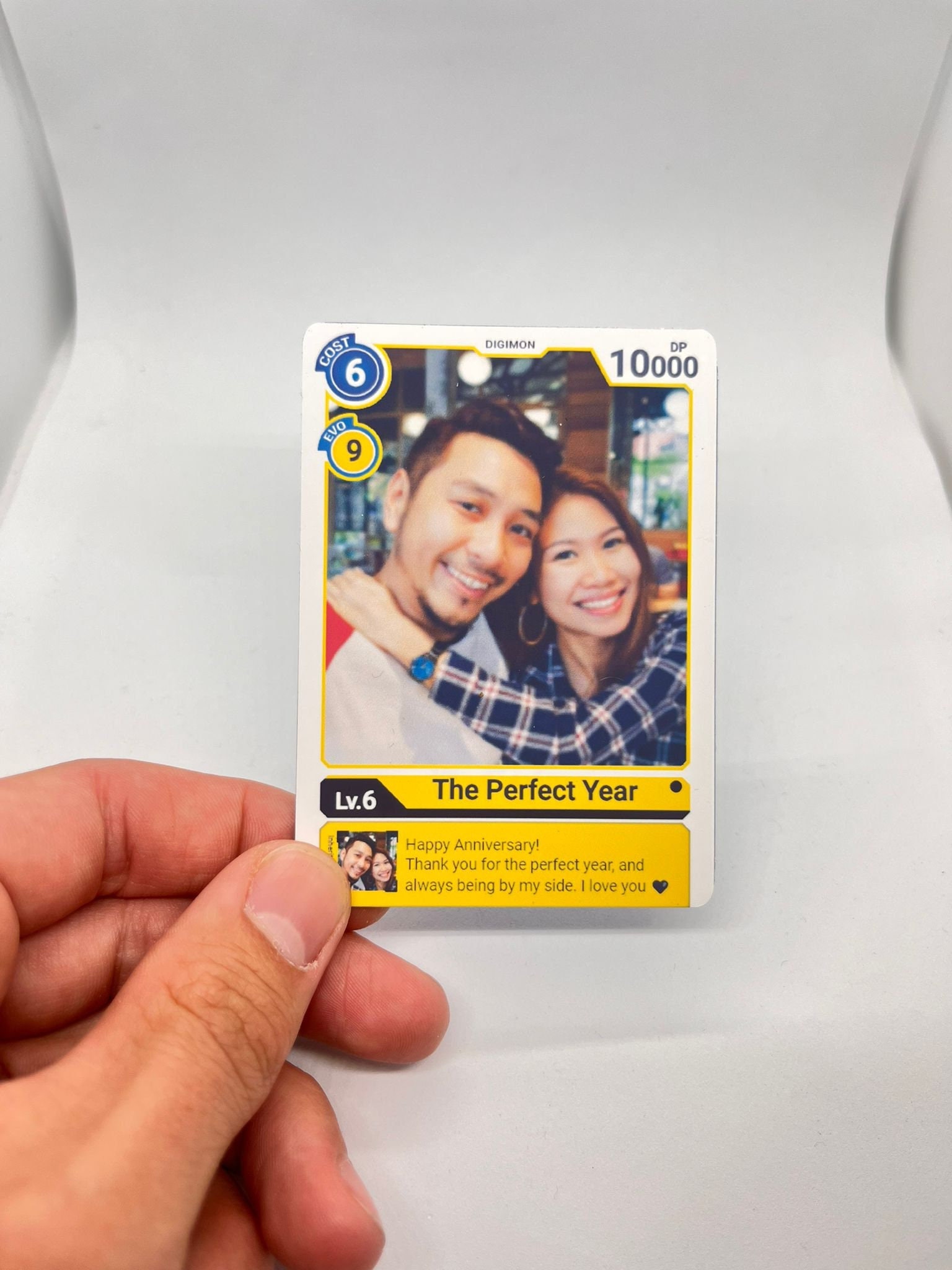 Custom Digimon Card HD Gift Boyfriend Husband Girlfriend Wife 