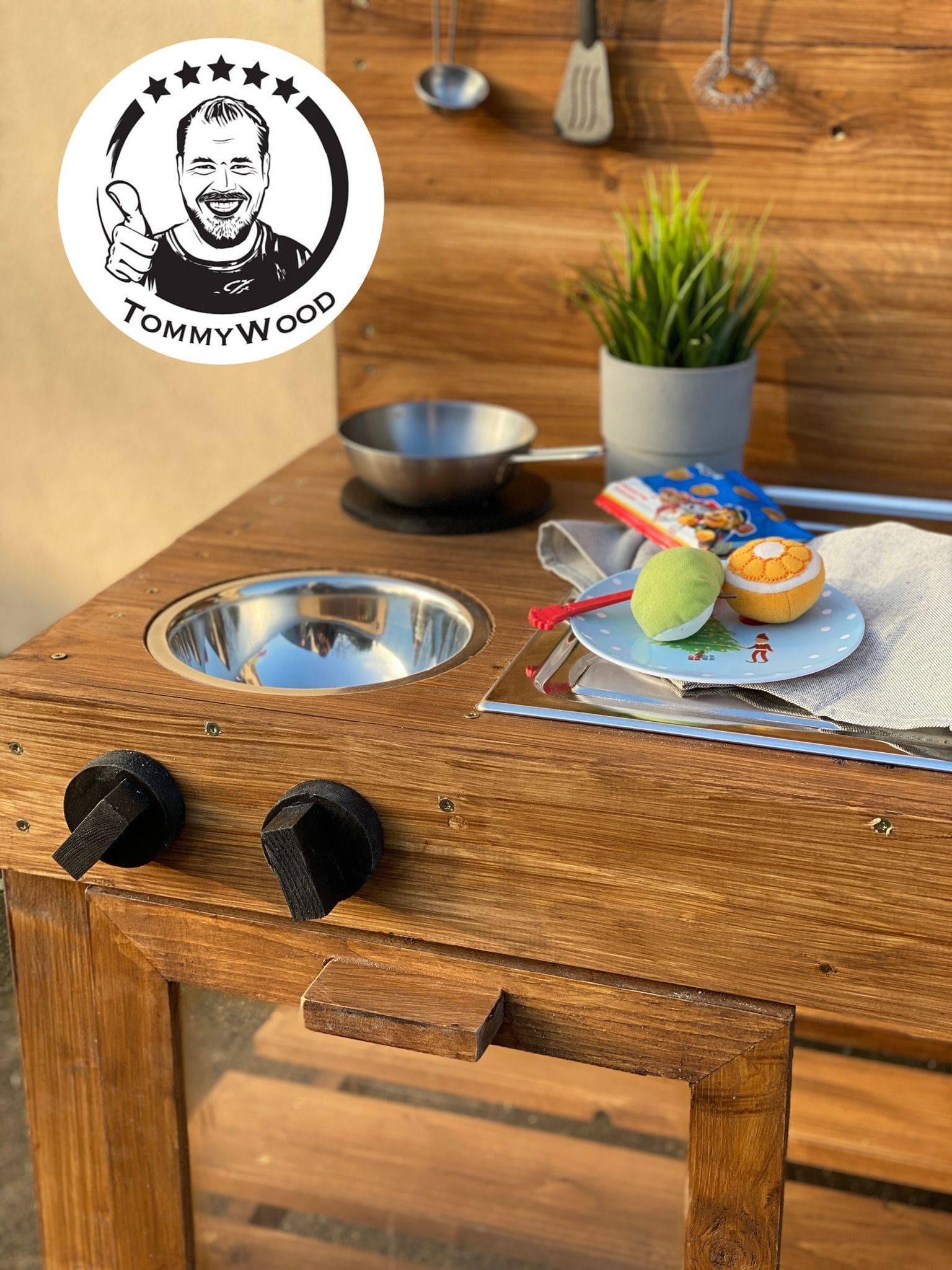 teemando® Cucchiaio da cucina di marca in legno, extra