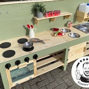 www.tommywood.de Mud kitchen Trochtelfingen Play kitchen Children's kitchen