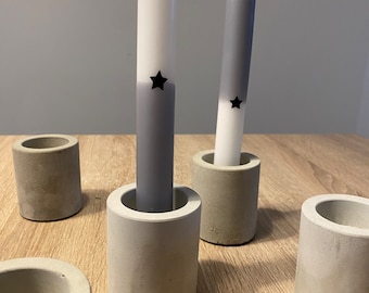tommywood.de Decoratieve kaarsenhouder van beton _ van www.tommywood.de