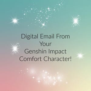 ¡Carta de tu personaje Comfort de Genshin Impact!
