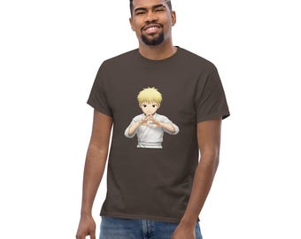 Ryomen Sukuna T-shirt for Adults, 100% Cotton Unisex Classic Tee, Streetwear-Inspired Design, Sharp Edges, Perfect for Layered Outfits