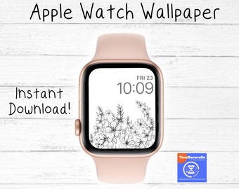 Apple Watch Wallpaper, Spring Flowers Watch Wallpaper, Apple Watch Face, Watch Background, Apple Watch Face Design, Apple Watch Accessories